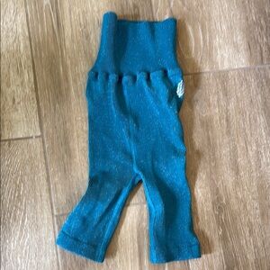 Teal Free People bike shorts. Medium/ Large